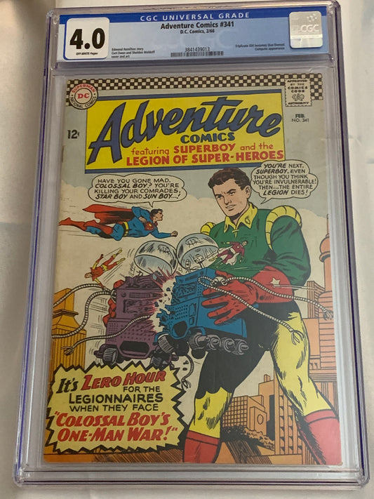 Adventure Comics #341, CGC 4.0 DC Comics - 1st Duo Damsel