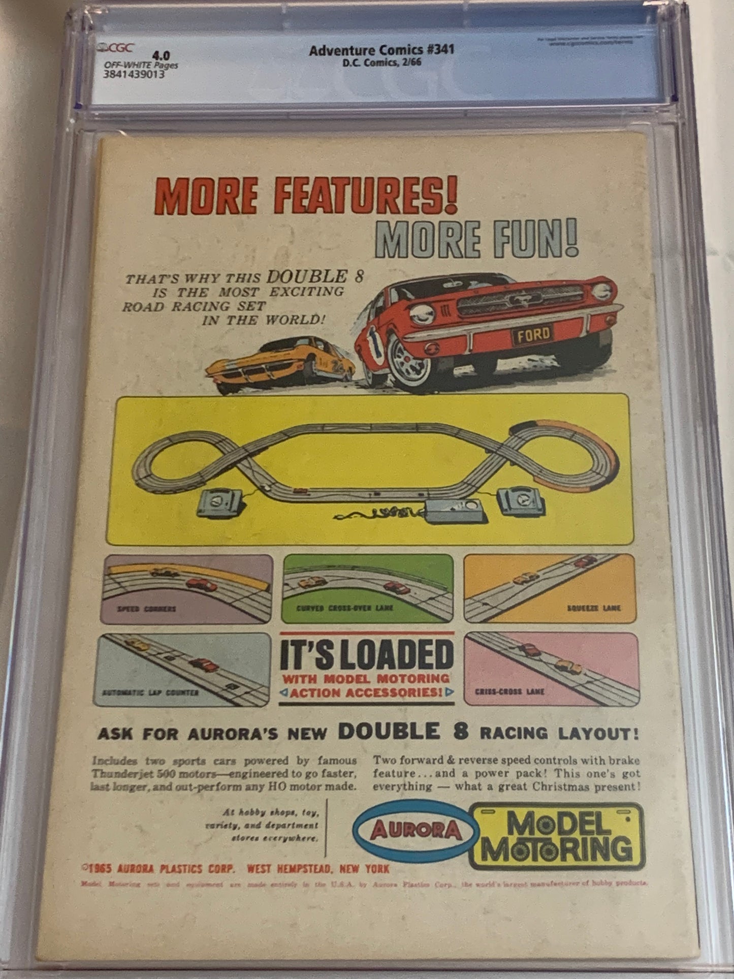 Adventure Comics #341, CGC 4.0 DC Comics - 1st Duo Damsel