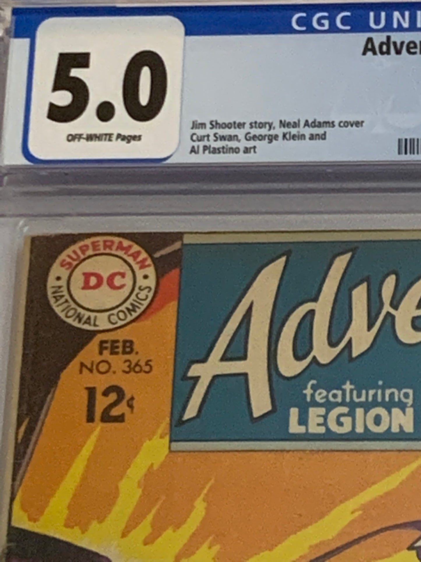 Adventure Comics #365, CGC 5.0 DC Comics - 1st Shadow Lass