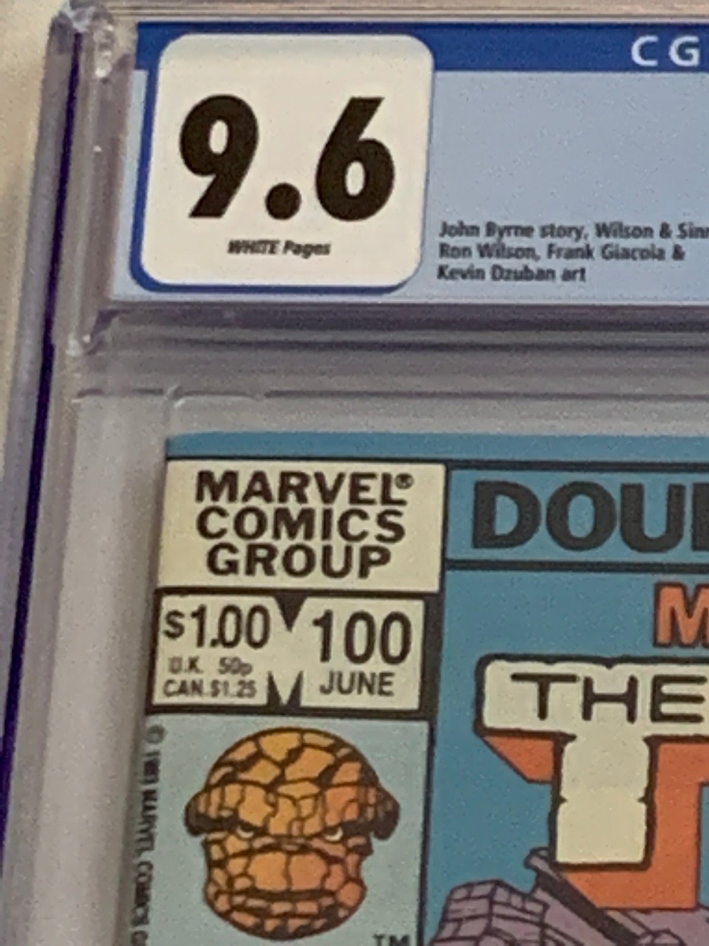 Marvel Two-In-One #100, CGC 9.6 Marvel Comics - Last Issue