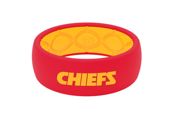 Kansas City Chiefs Ring Red/Yellow Logo - Size 10
