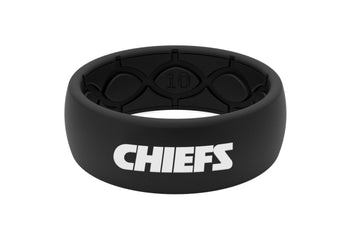 Kansas City Chiefs Black/White Logo - Size 10