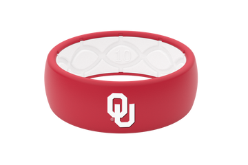 Oklahoma Ring Red/White Logo - Size 11
